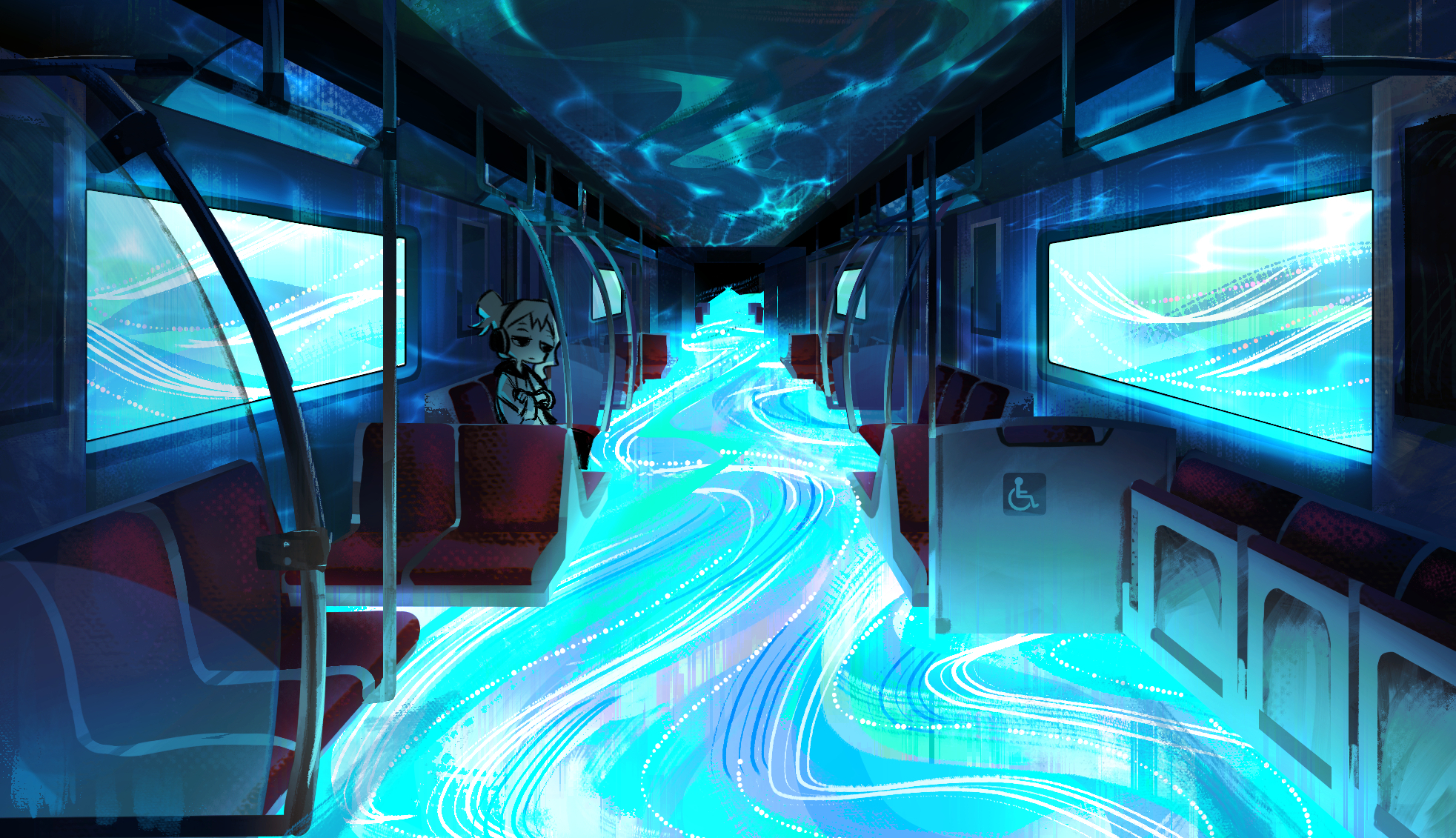 Dont Sleep On the Subway Concept art