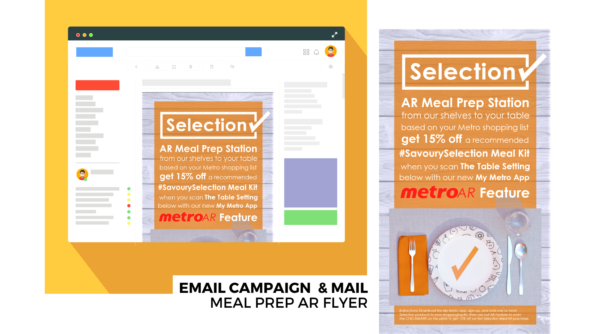 "Taste our Selection": Metro's Selection Private Label Rebrand and Launch Campaign Concept