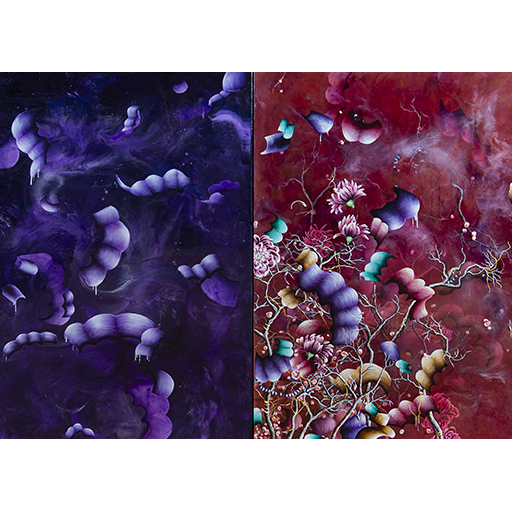 Acrylic and Mixed Media on Canvas Paintings