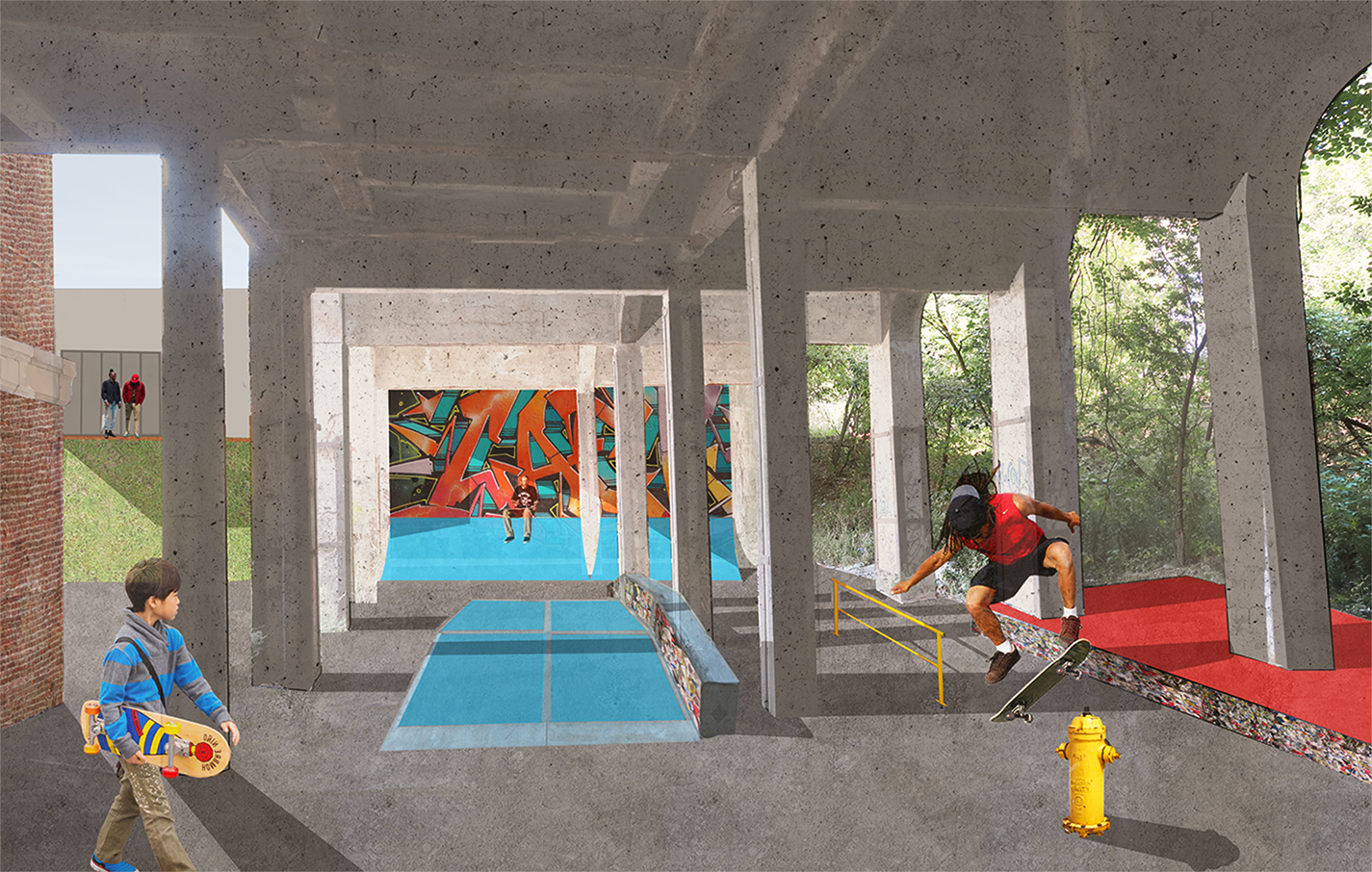 Wellington Destructor - Underpass Skateboard Park