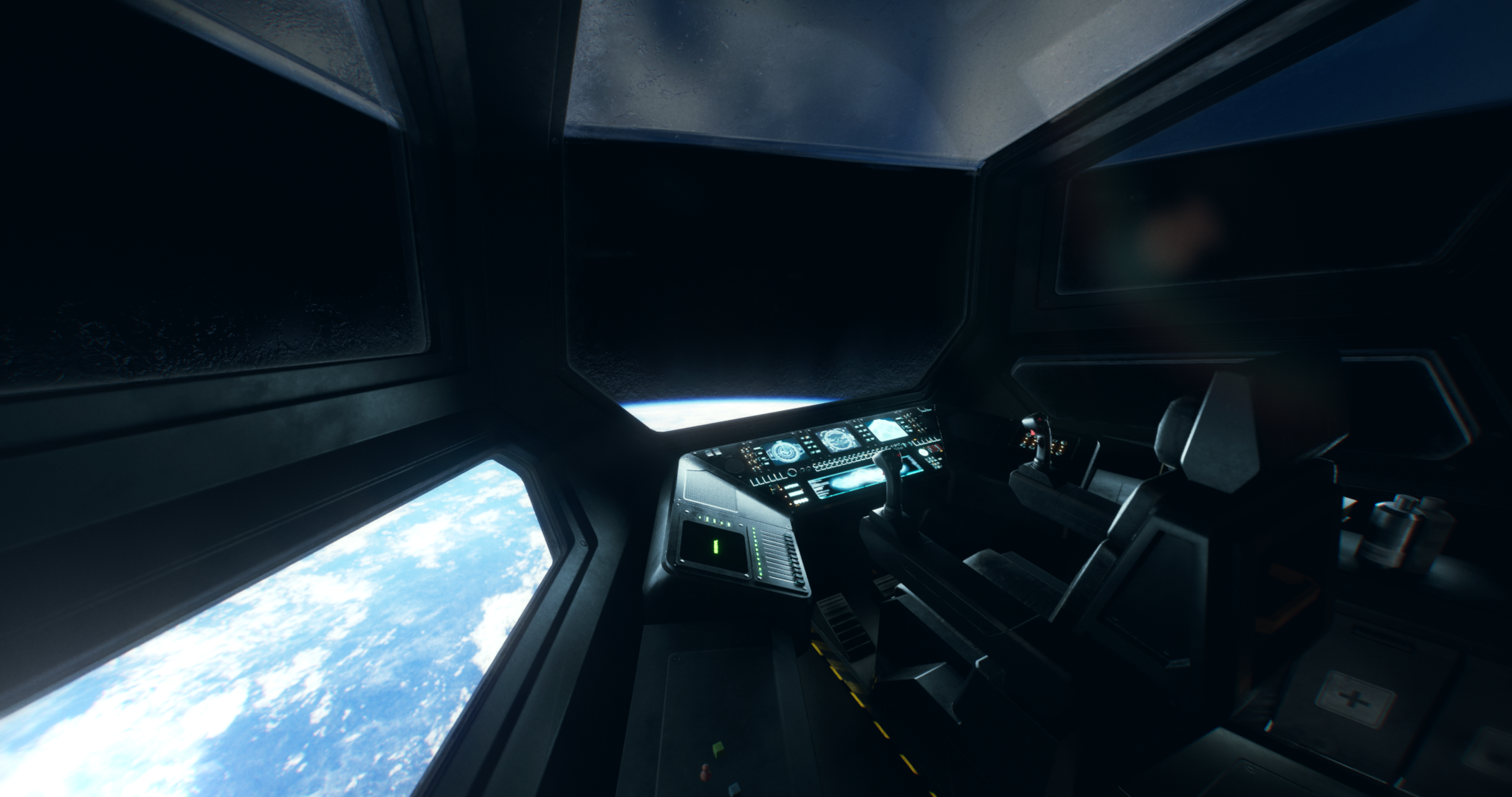 Game Scene Design- Spaceship interior