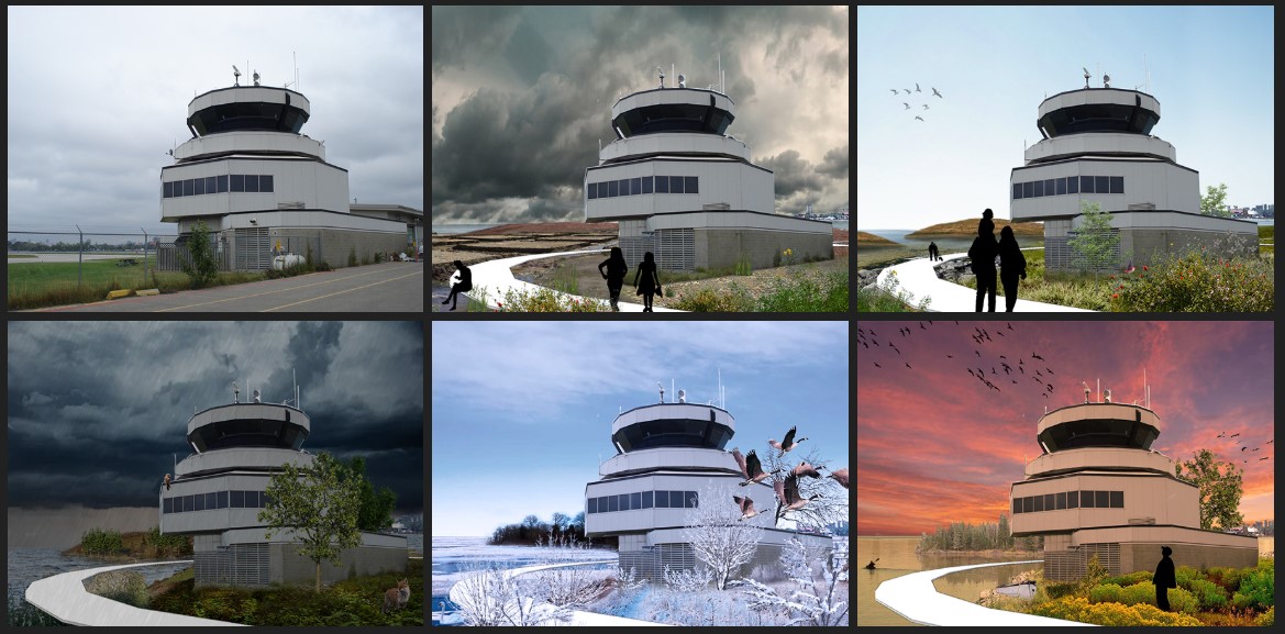 Air Traffic Control Tower Progression Renders