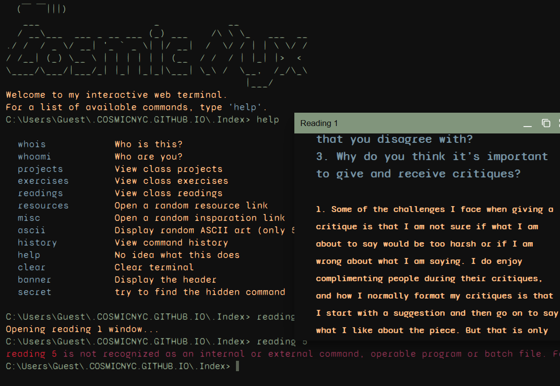 Index Terminal