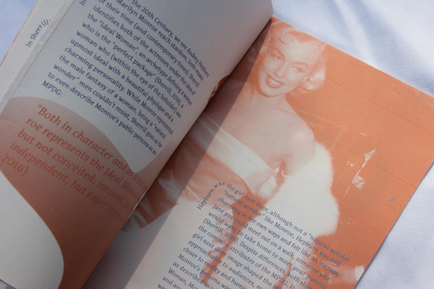 It's Not Me, It's You is a zine detailing the ever evolving Manic Pixie Dream Girl, detailing major figures, influential movements, and socio-political context to better understand how it came to be.