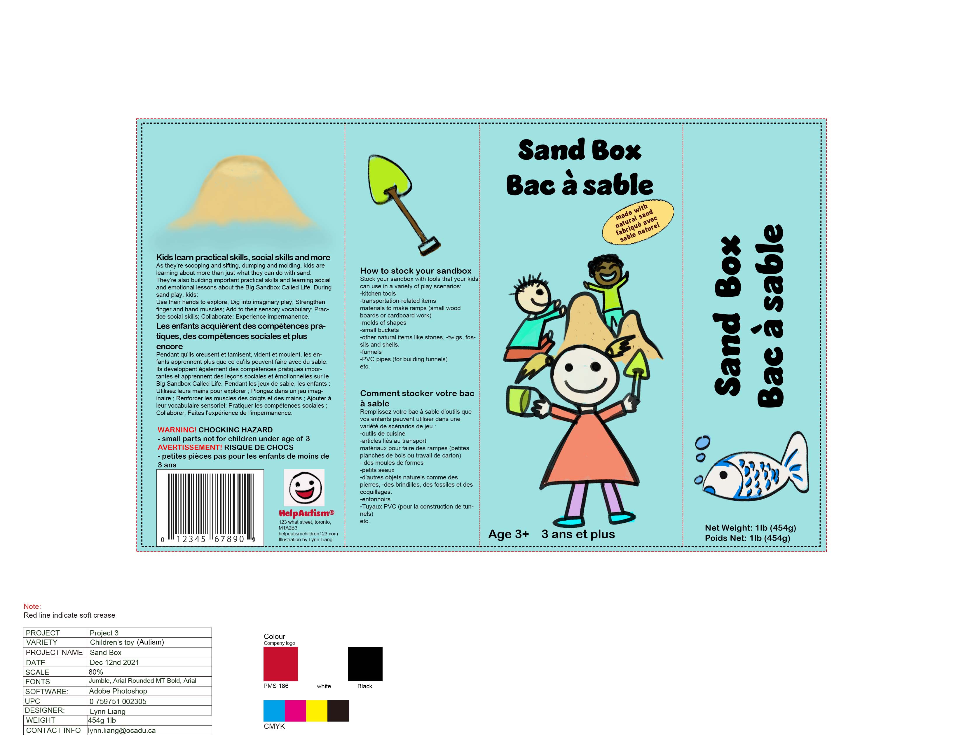 Packaging design for Autism