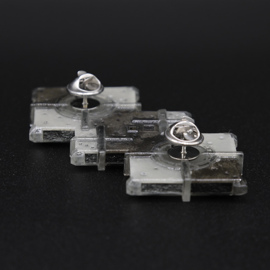 Concrete Container #1 Brooch