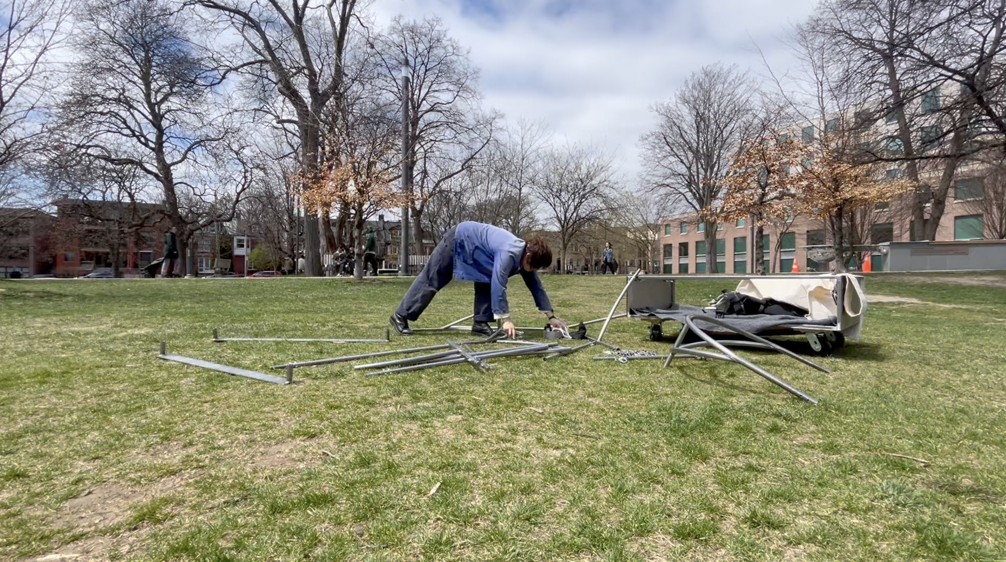 I'M TRYING TO TALK ABOUT GRIEF but with a swing a wagon and walking
