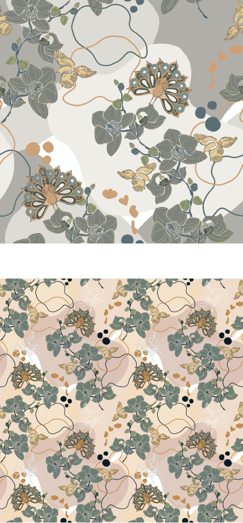 Contemporary Textile--Pattern design