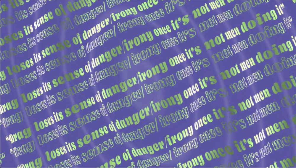 Breaking the Illusion: Exposing Misogyny and Transphobia in Mainstream Drag Media through Kinetic Typography.