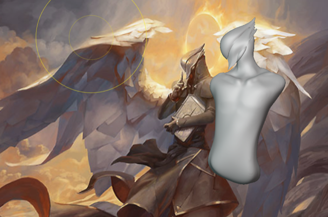 Raziel - Angel of Mysteries Miniature 3D Print