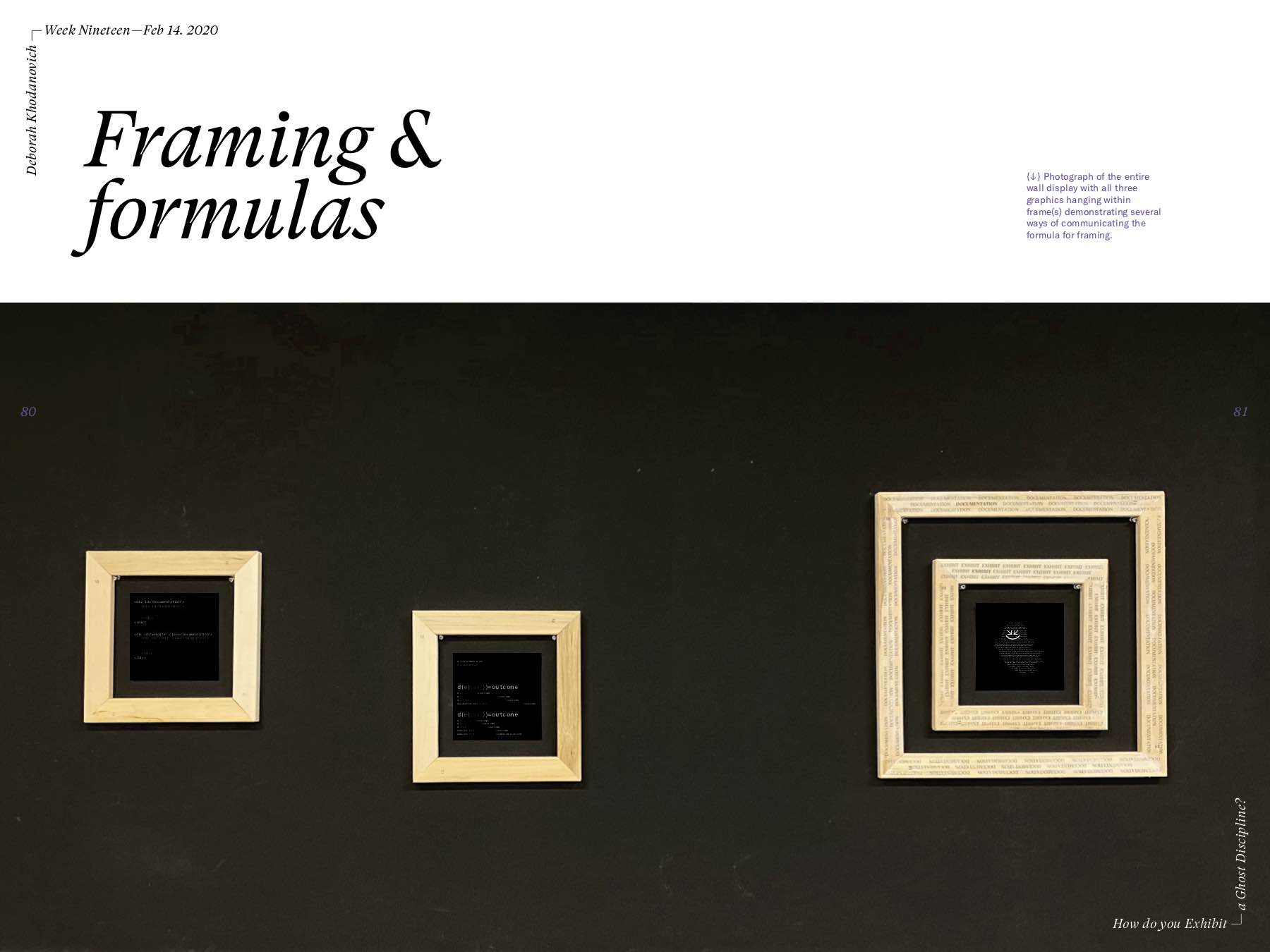 How do you Exhibit a Ghost Discipline?