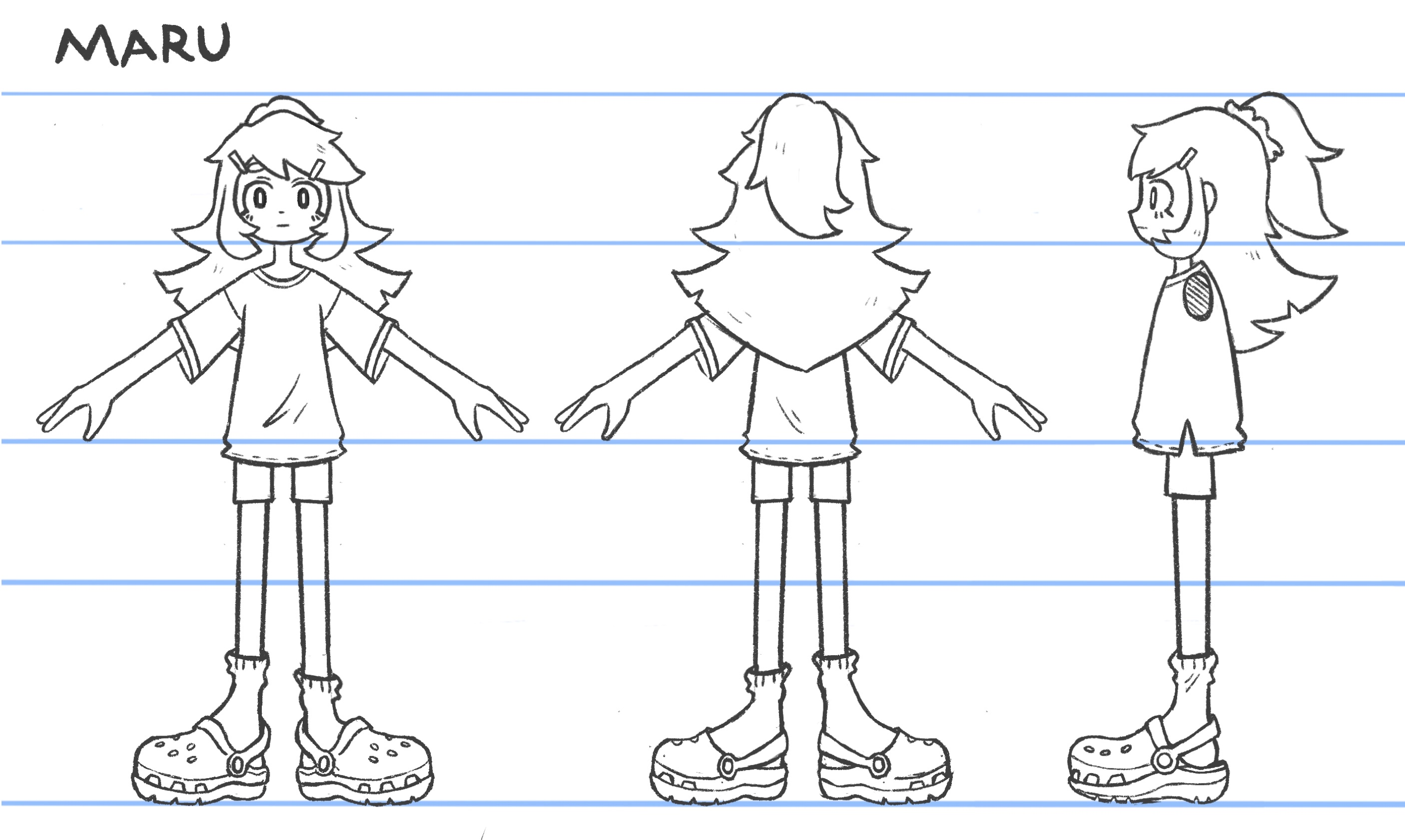Late Night Laundry | Maru - Reference Sheet