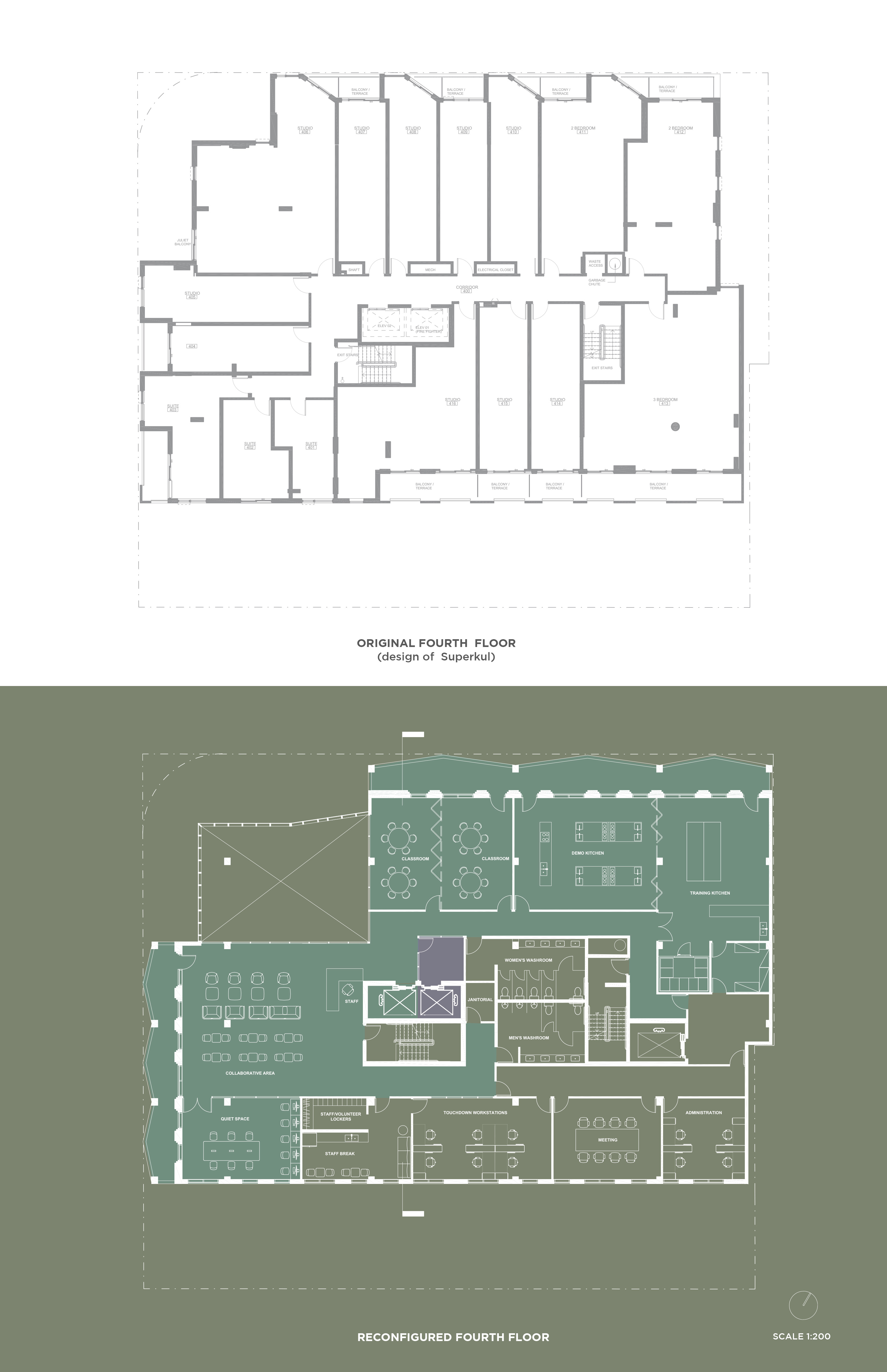 Fourth floor plans