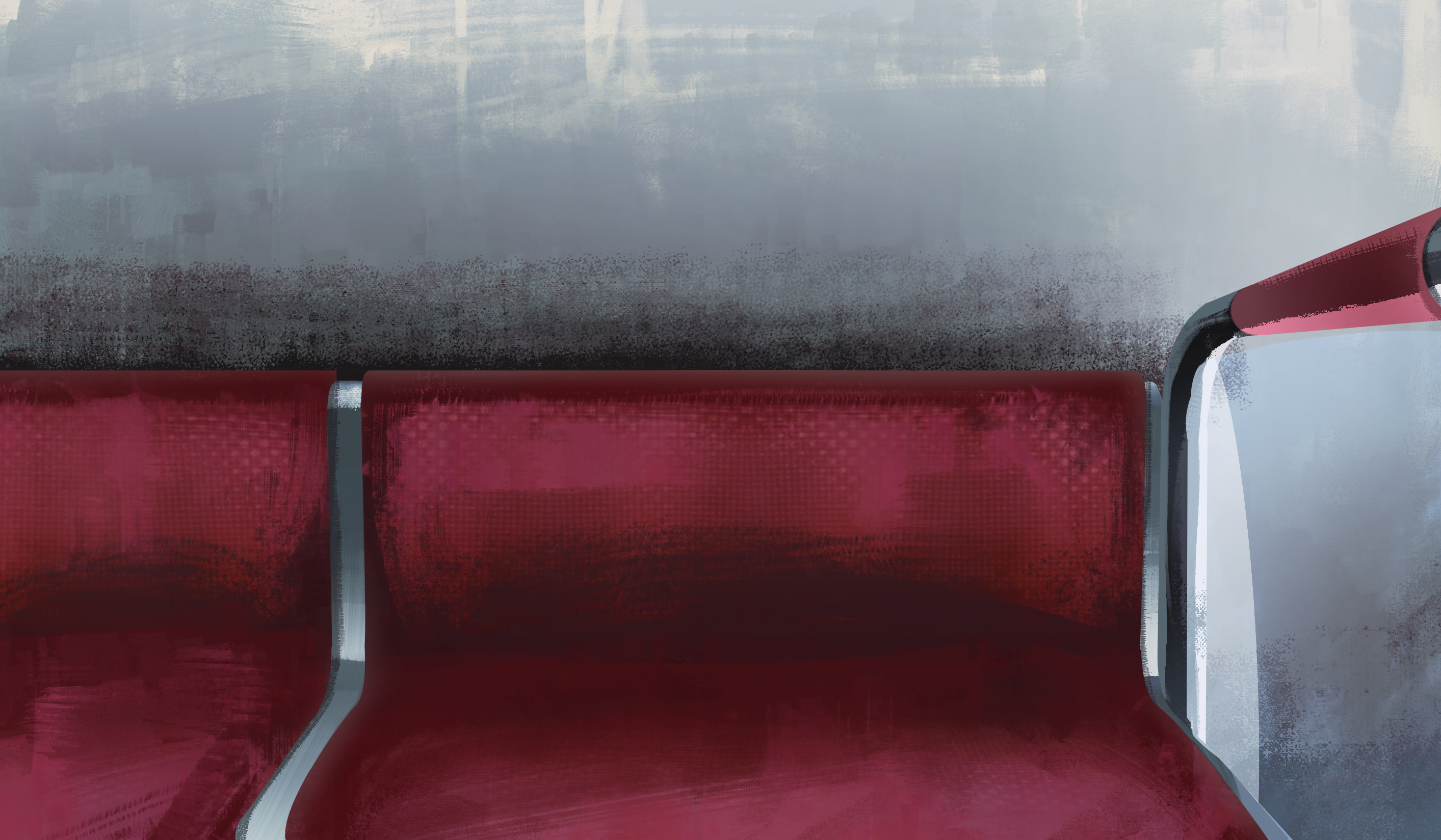 Don't Sleep On The Subway Background Paint overs