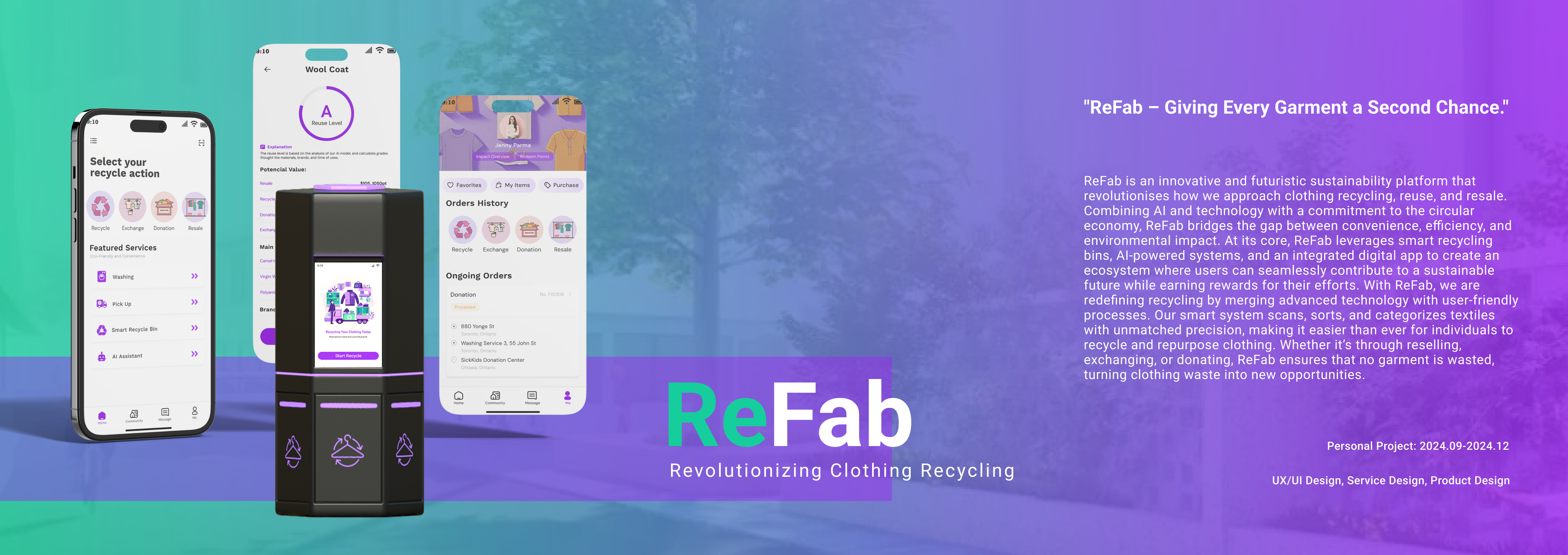 ReFab - Revolutionizing Clothing Recycling