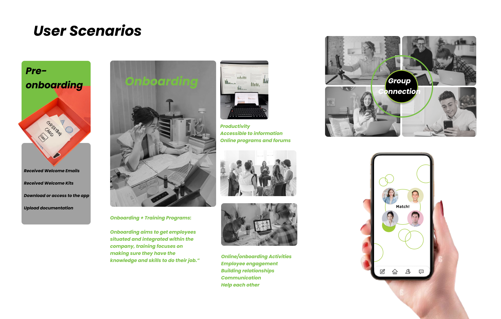 Entering the workplace