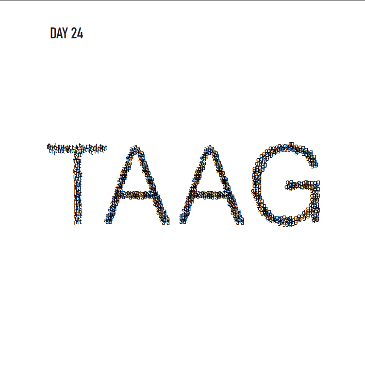 70 Days of Type: Taag