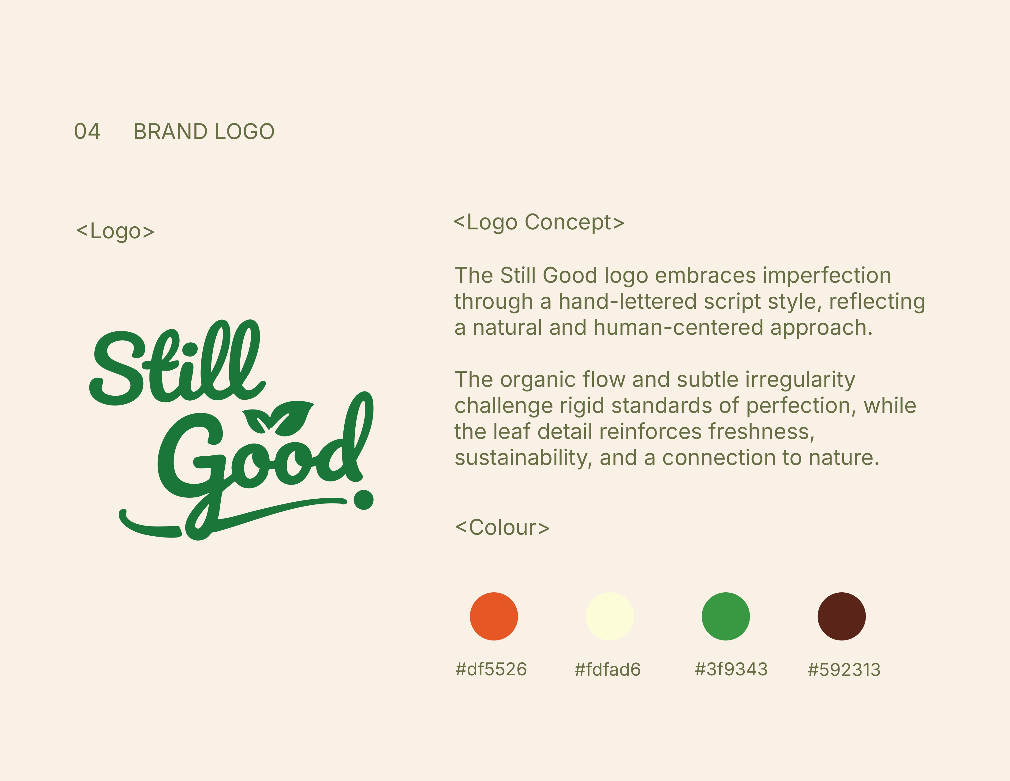 Still Good Branding Project