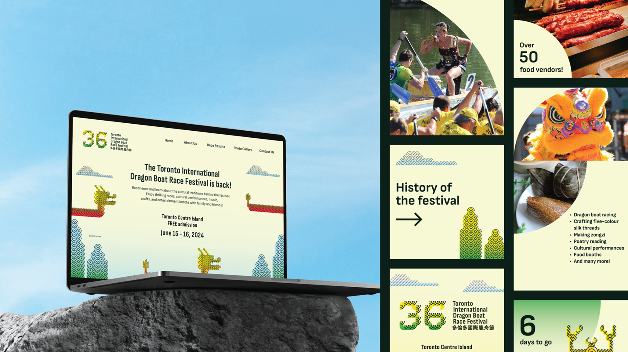 Toronto International Dragon Boat Race Festival Redesign