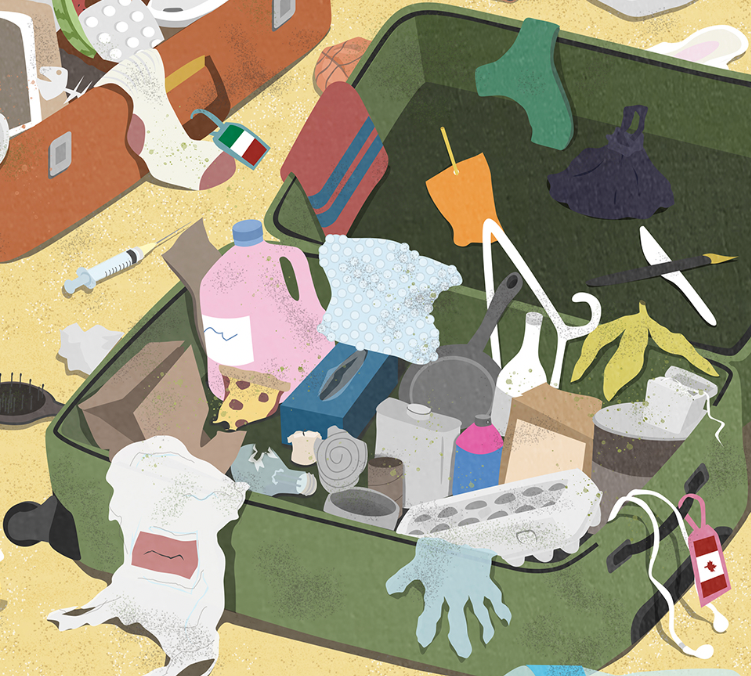 Suitcases As Landfills