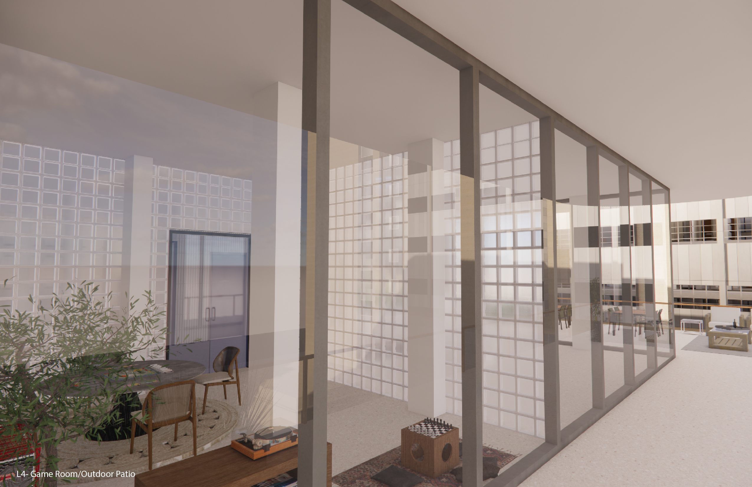 Level 4 Game Room Render