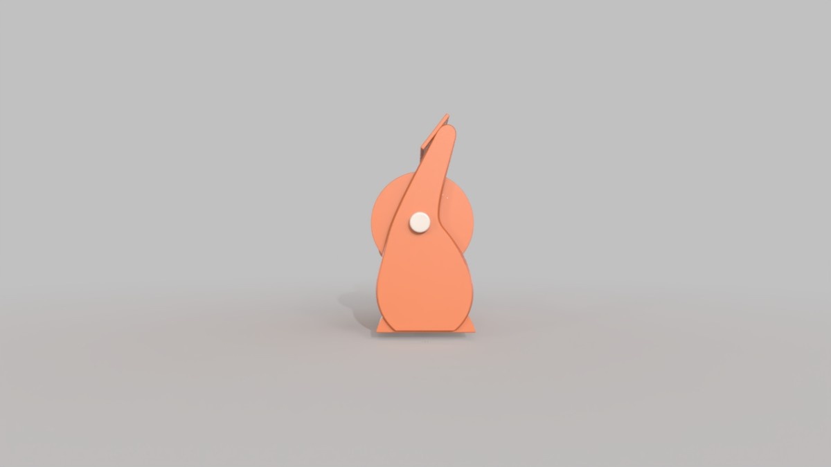 Initial Flip Box Model - View From The Left (Made in Womp3D)