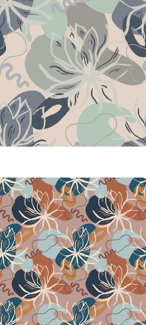 Contemporary Textile--Pattern design