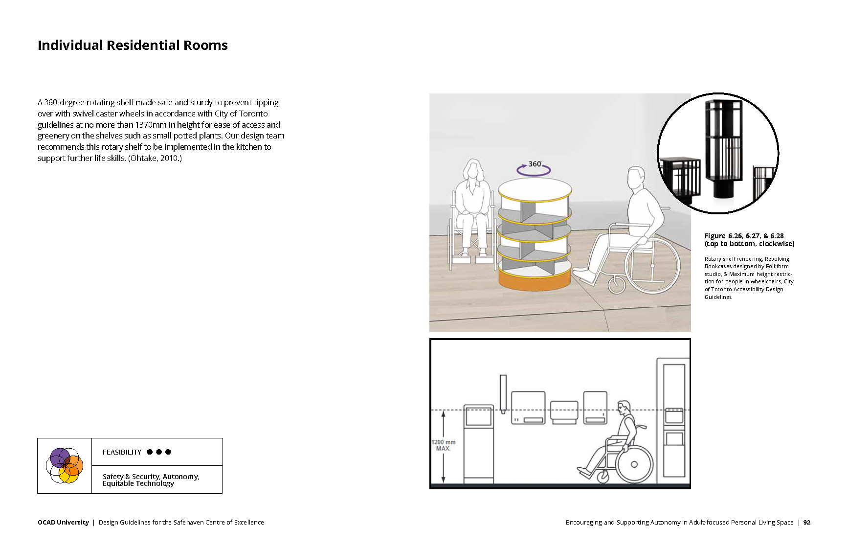 Safehaven Centre of Excellence Design Guidelines: Encouraging and Supporting Autonomy in Adult-focused Personal Living Space