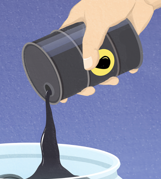 Oil Spills As Fish Food