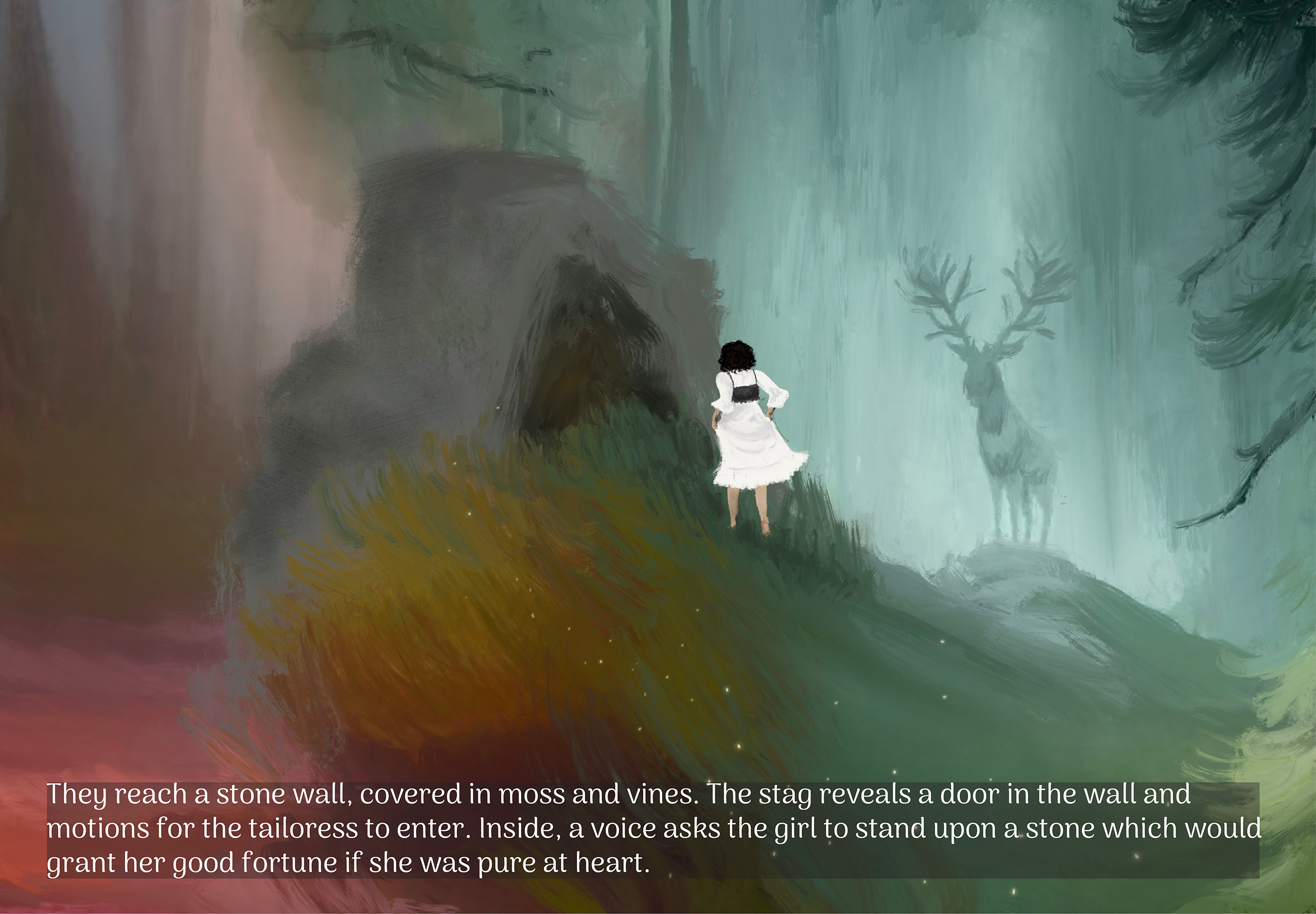 “The Crystal Coffin” - The Illustrated Story Scene 5