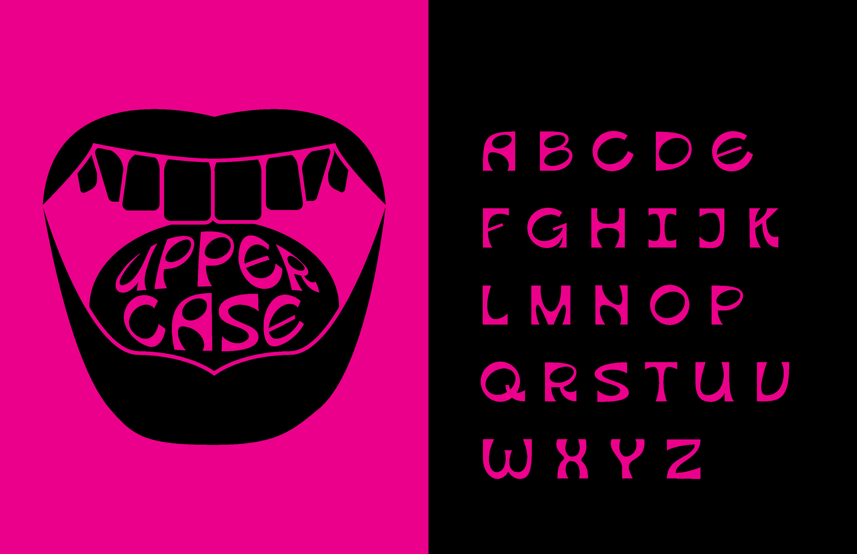 UTOPIA Typeface - UPPERCASE