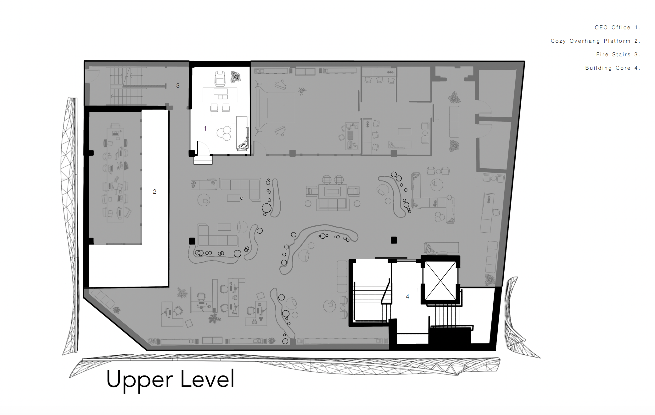 Upper Floor Plan (Multi-Level) (Amanda Stan/Justin Crowell)
