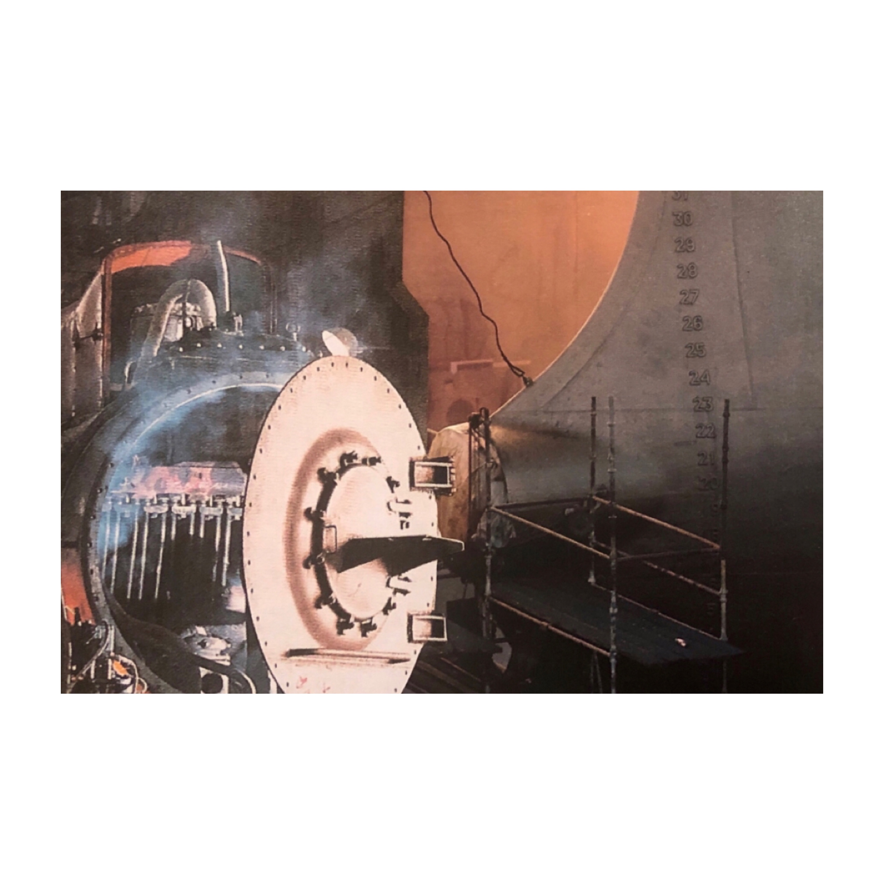 Master Machine, 2020, Collage, 36 x 54