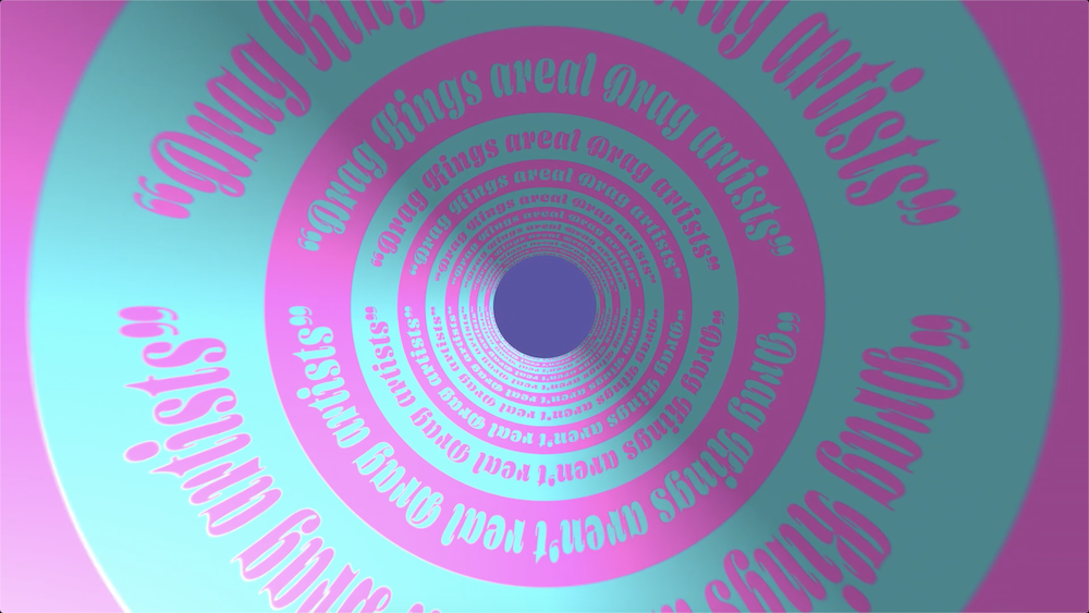 Breaking the Illusion: Exposing Misogyny and Transphobia in Mainstream Drag Media through Kinetic Typography.