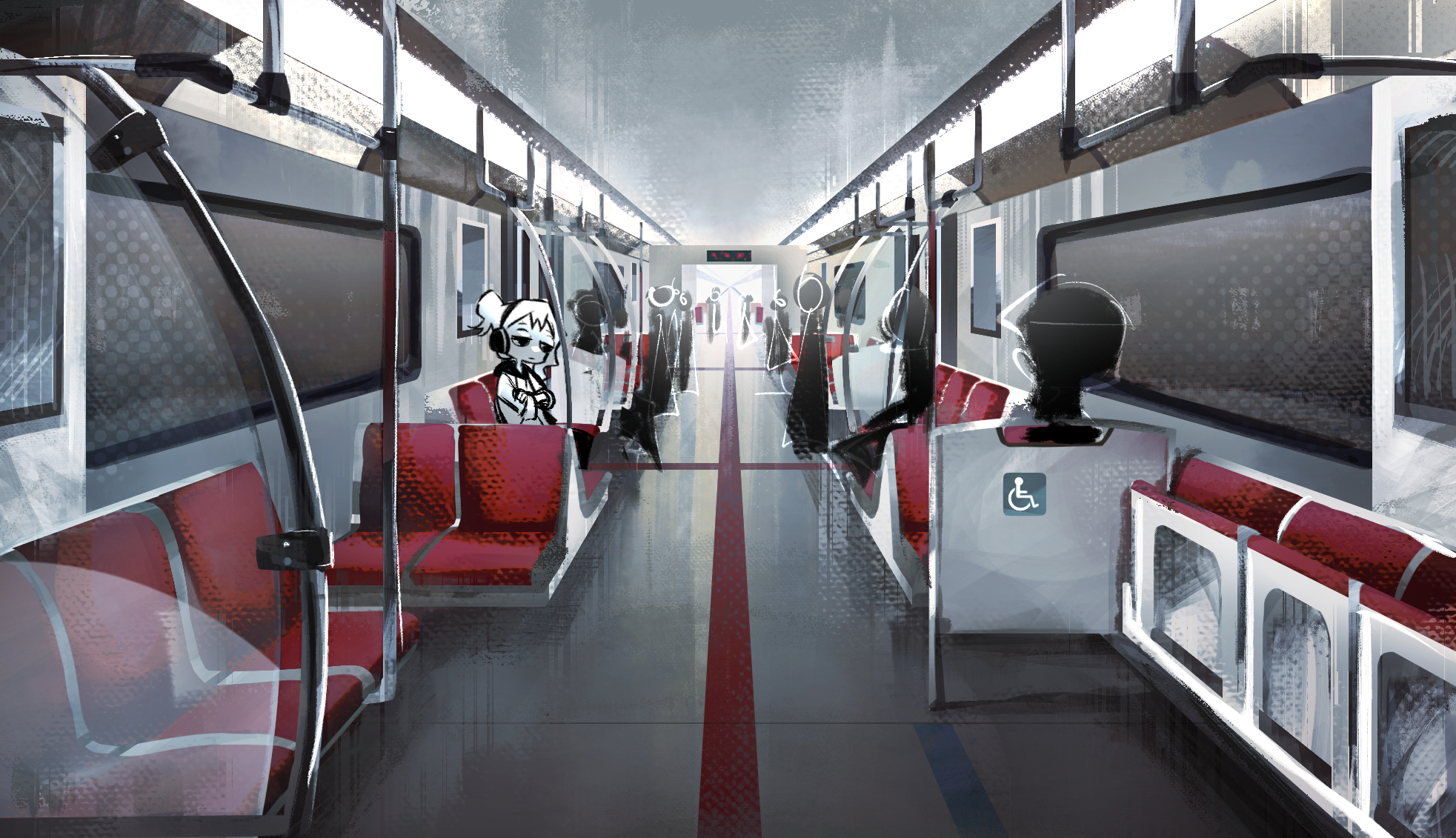 Dont Sleep On the Subway Concept art