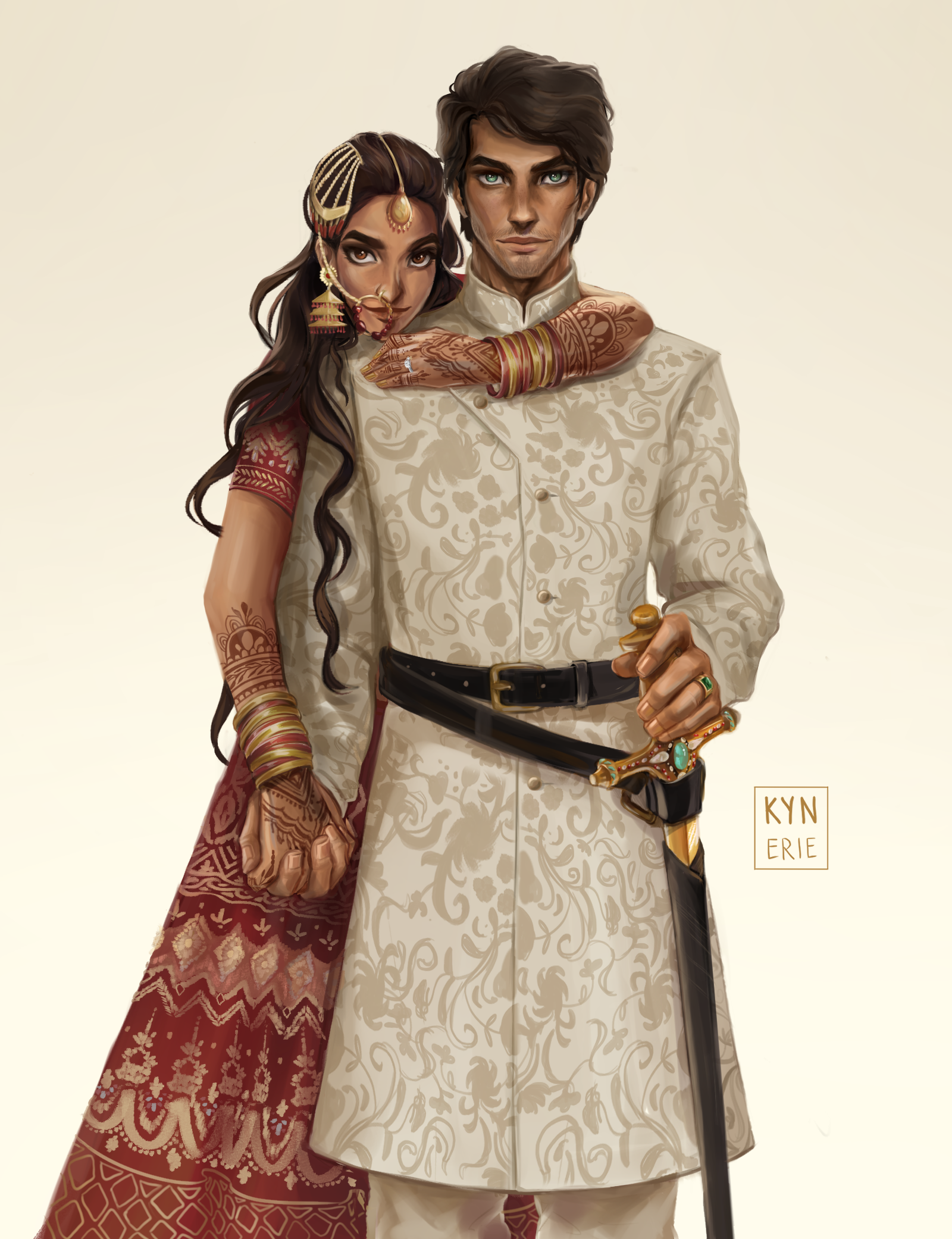 Hamza & Mayra (main characters comission)