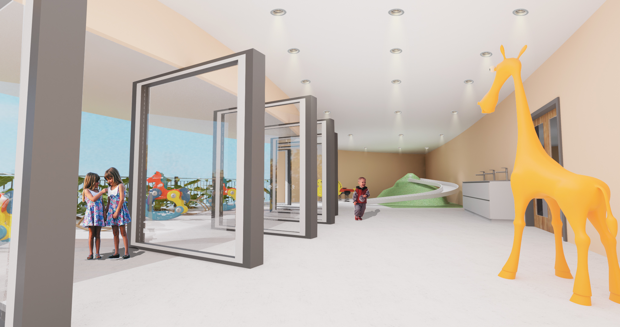 Montessori School - Second Floor Activity Area