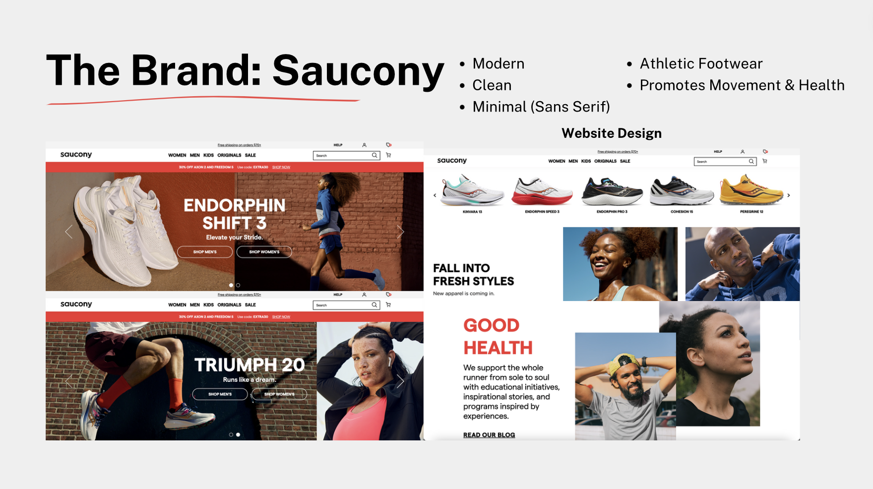 Saucony Print Ad Redesign