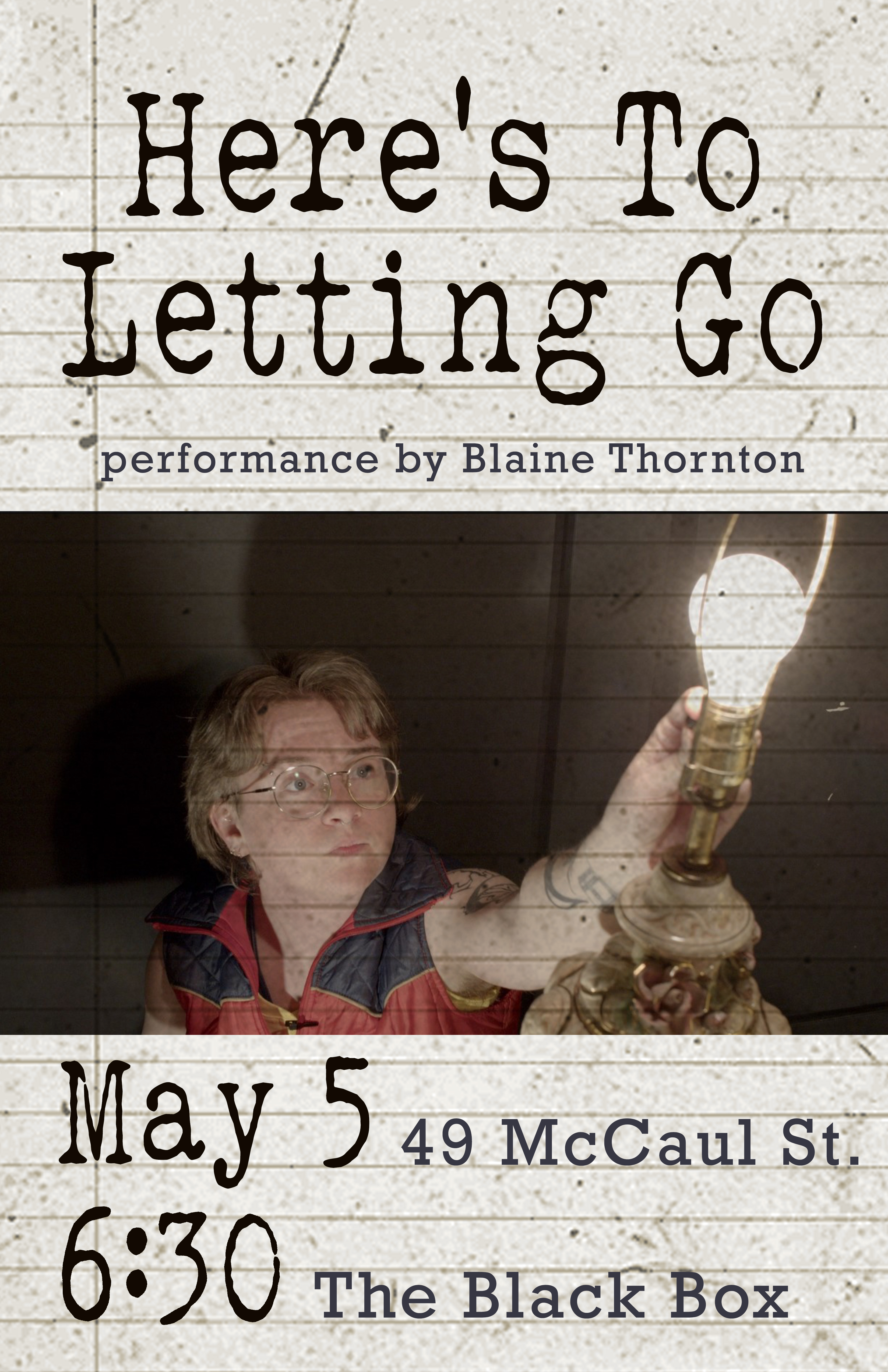 Here's To Letting Go (Performance Sample)