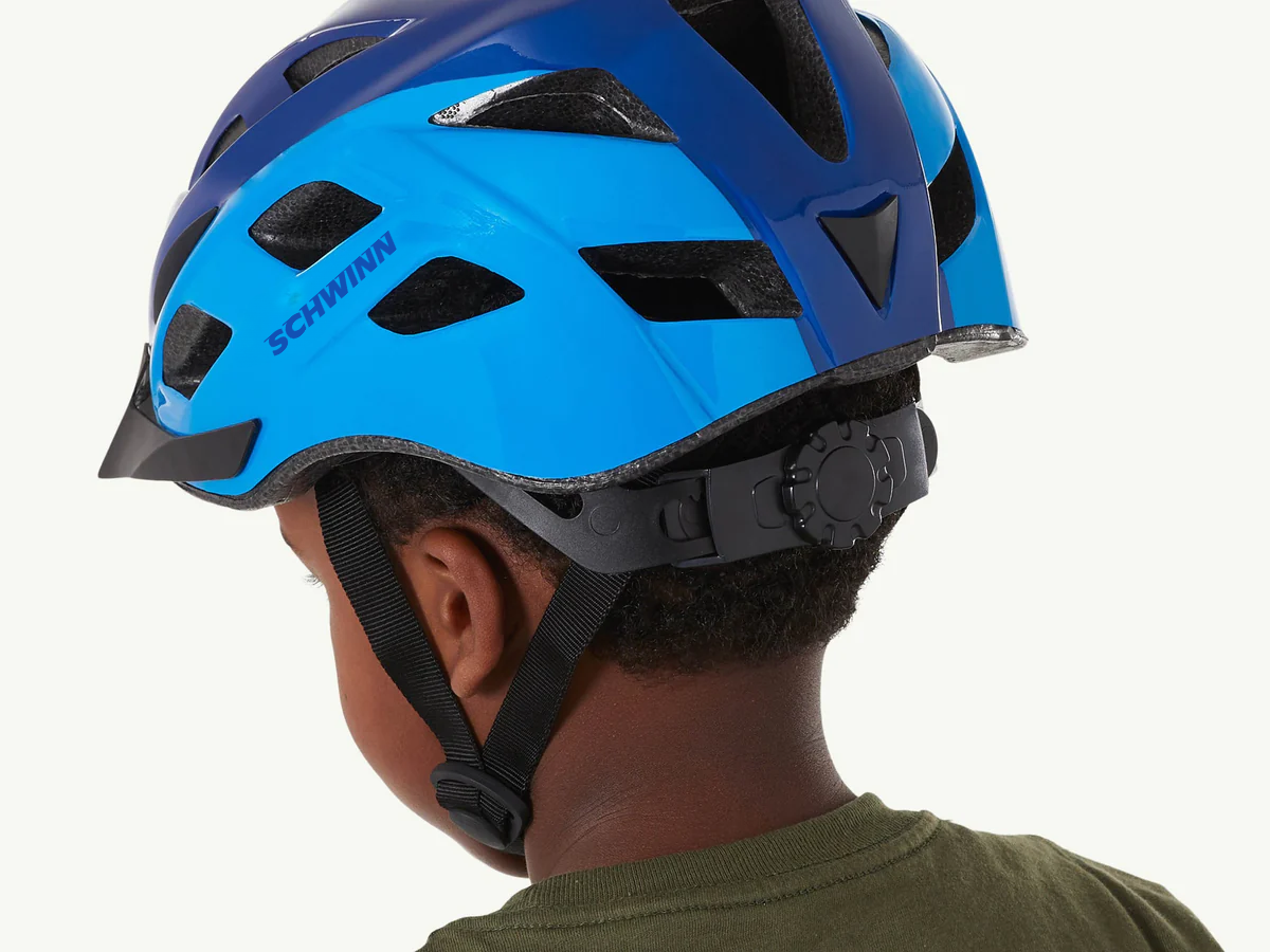 Blue Kids Helmet Mockup