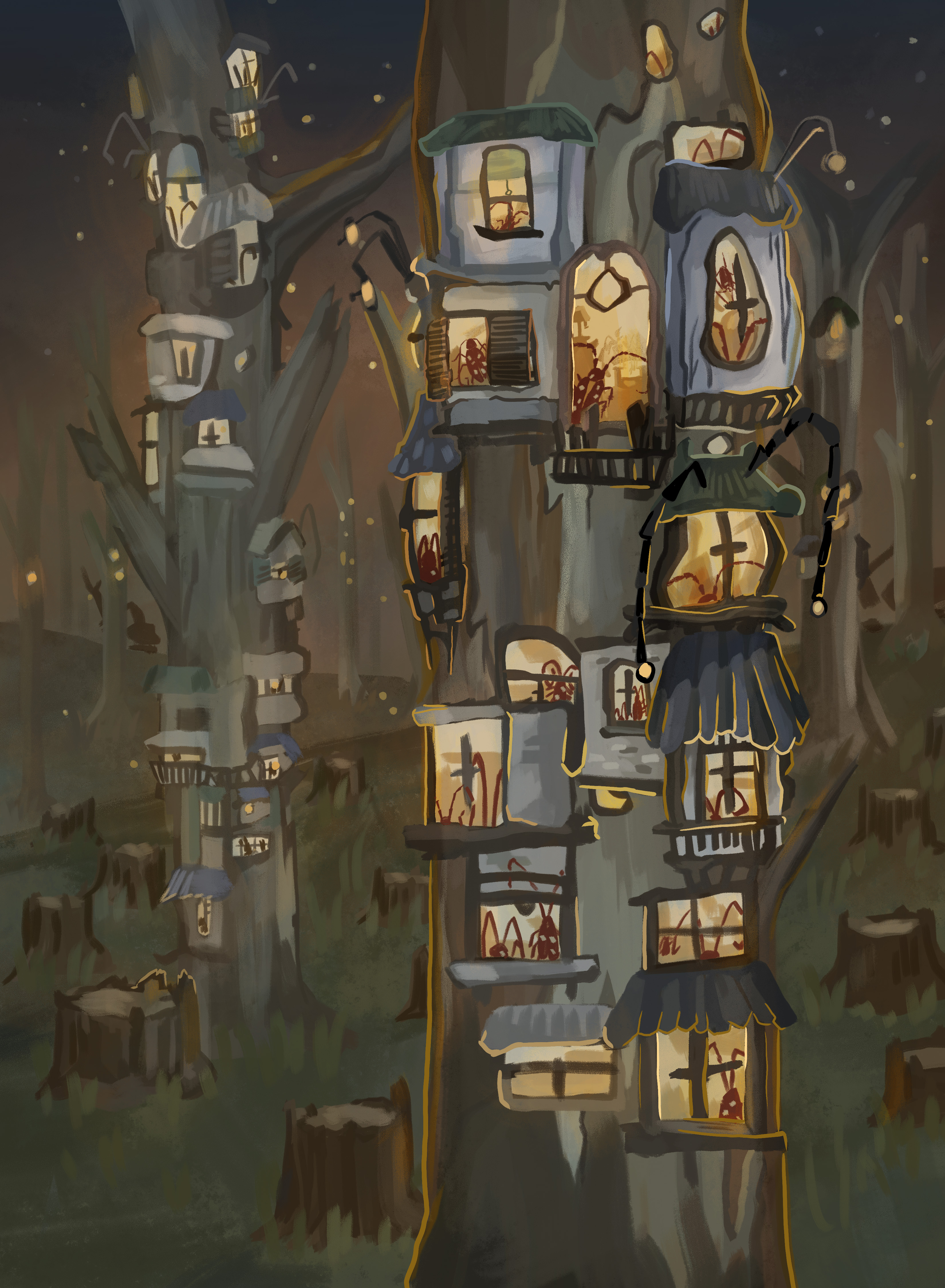 Asian Longhorned Beetles