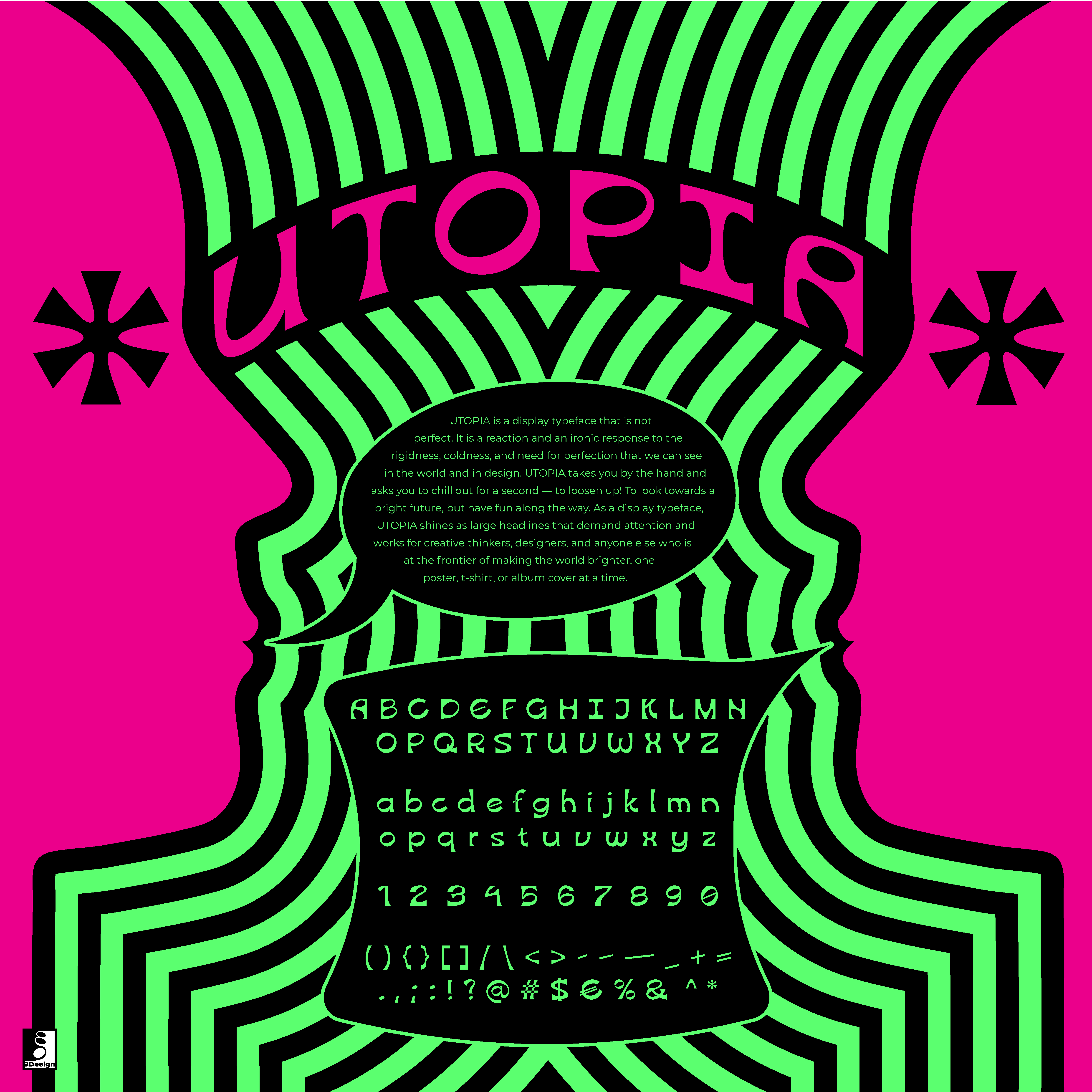 UTOPIA Typeface Poster