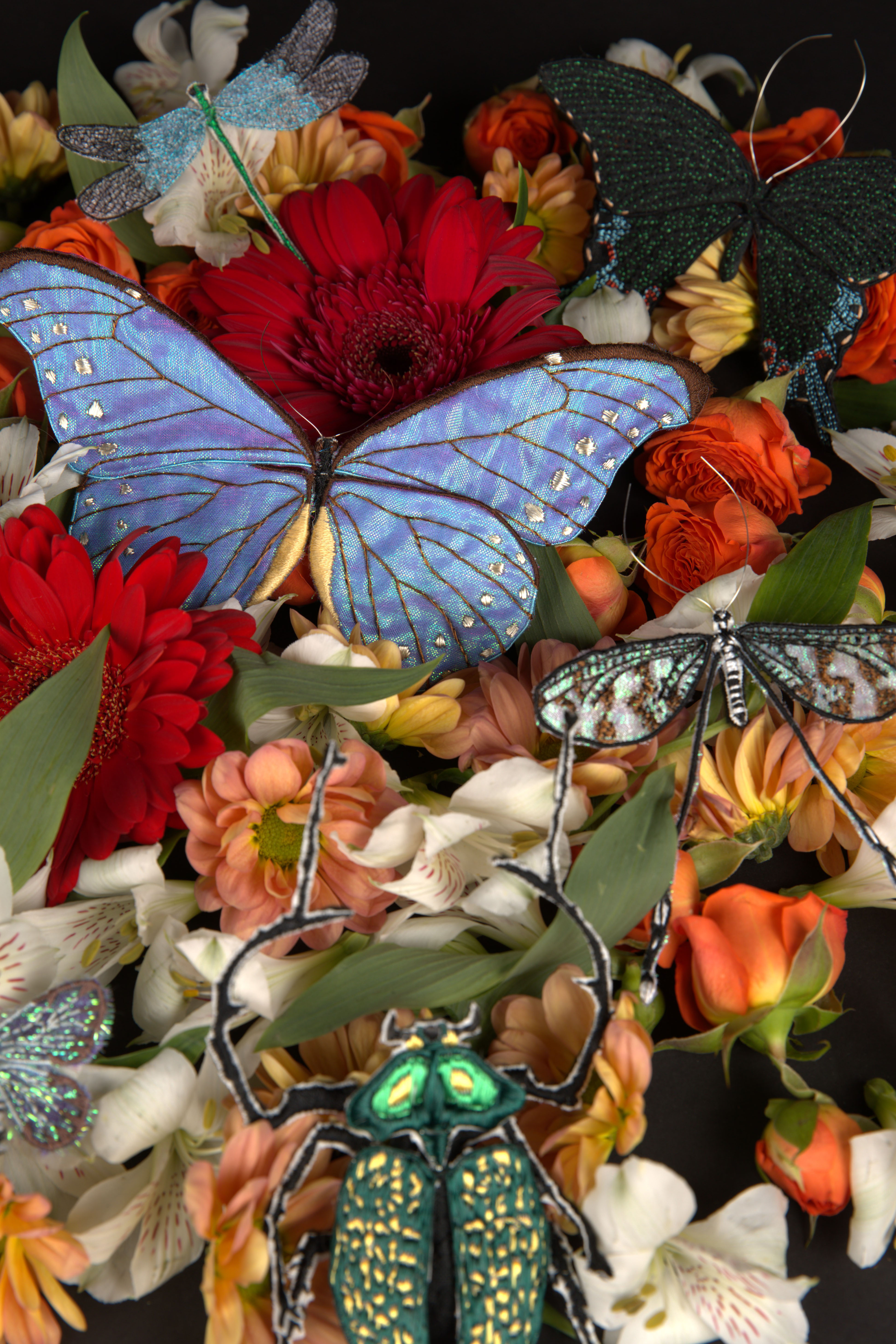 Threads of Life: A Tapestry of Endangered Insects in Flowers