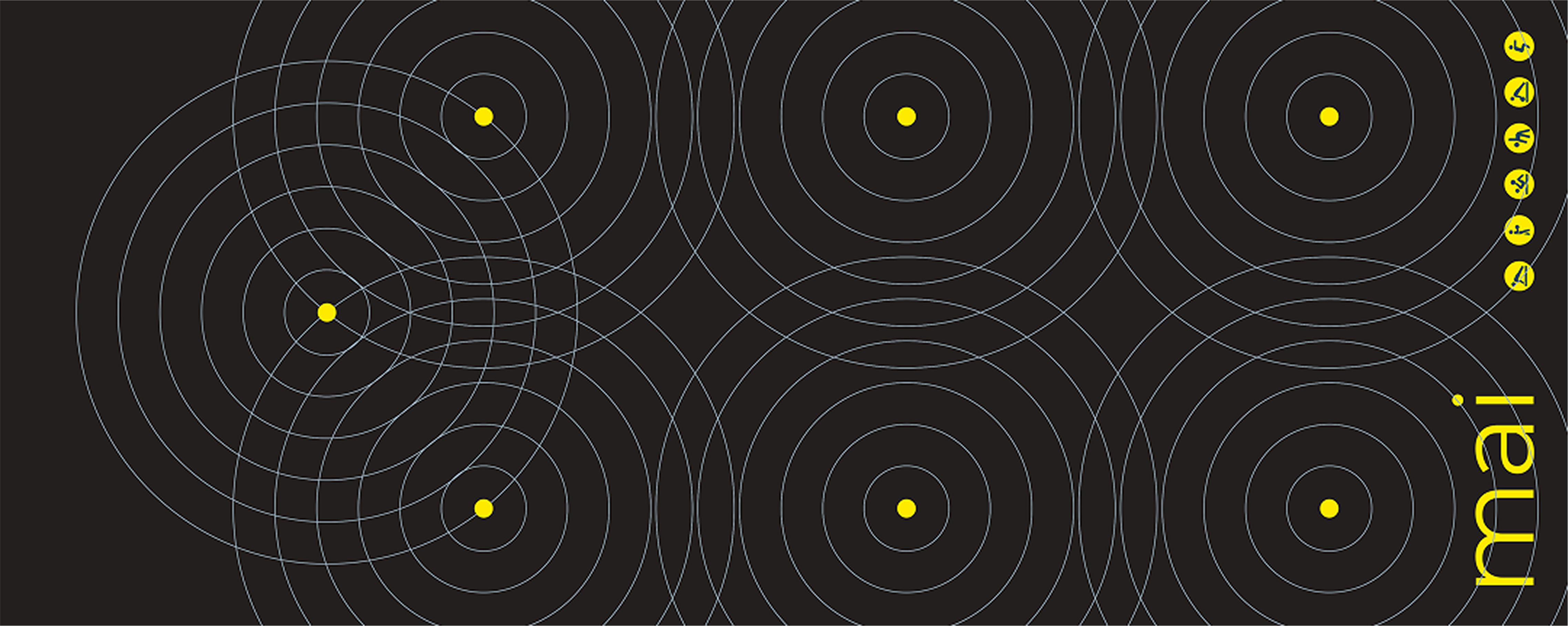 Mai Black/Yellow Colorway Mat Design