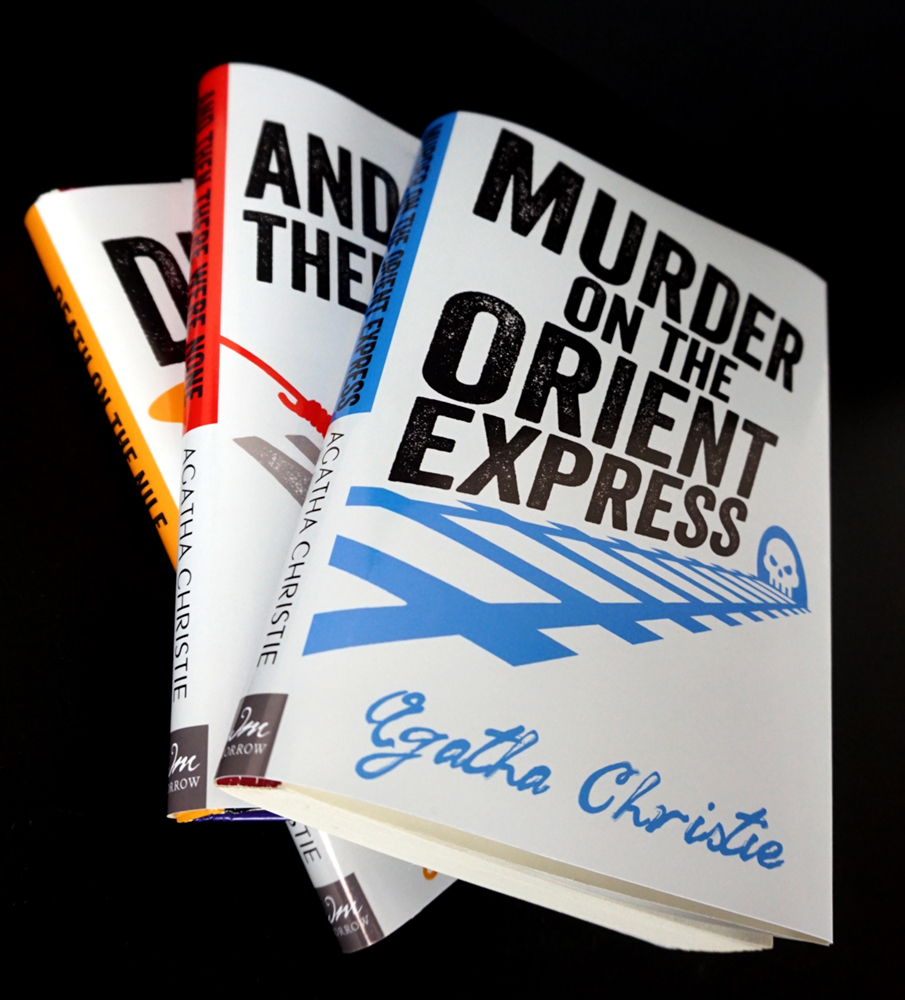 Agatha Christie Book Jacket Design Concepts