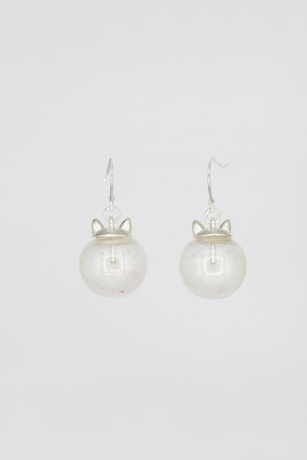 The Cat Ear Gem French Hook Earrings