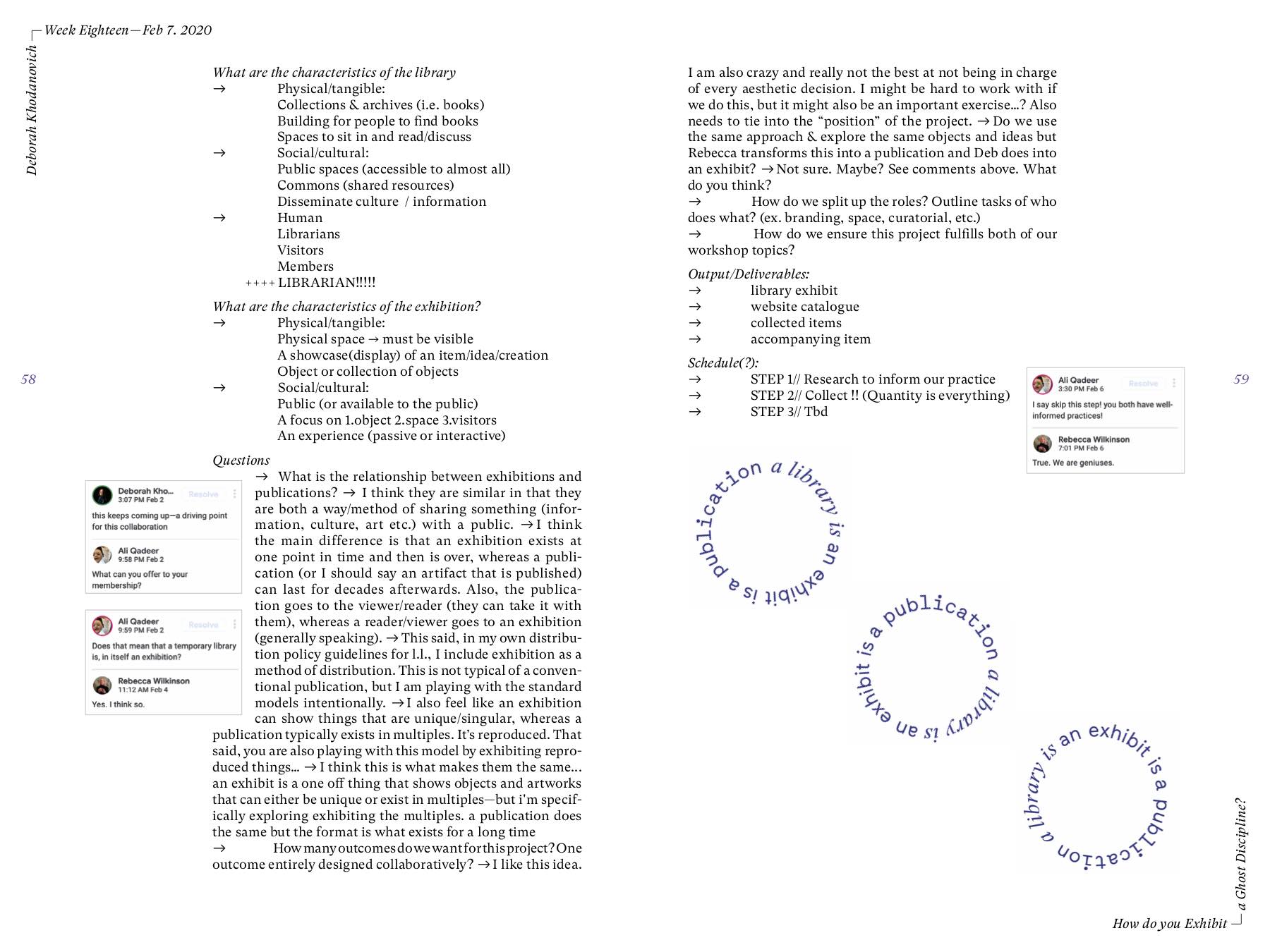 How do you Exhibit a Ghost Discipline?