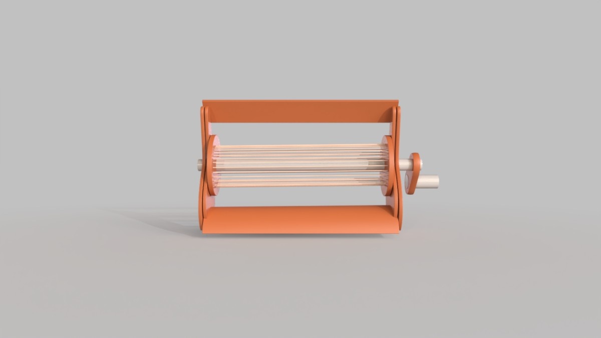 Initial Flip Box Model - Front View (Made in Womp3D)