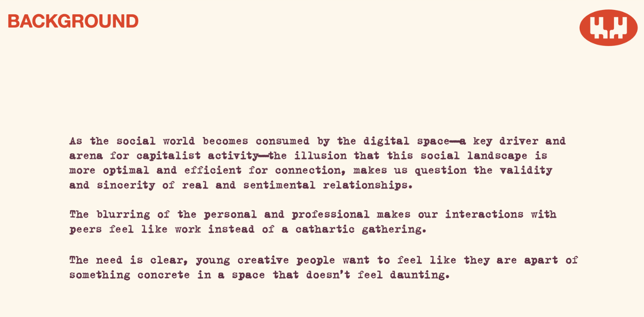 Project Background and Drive