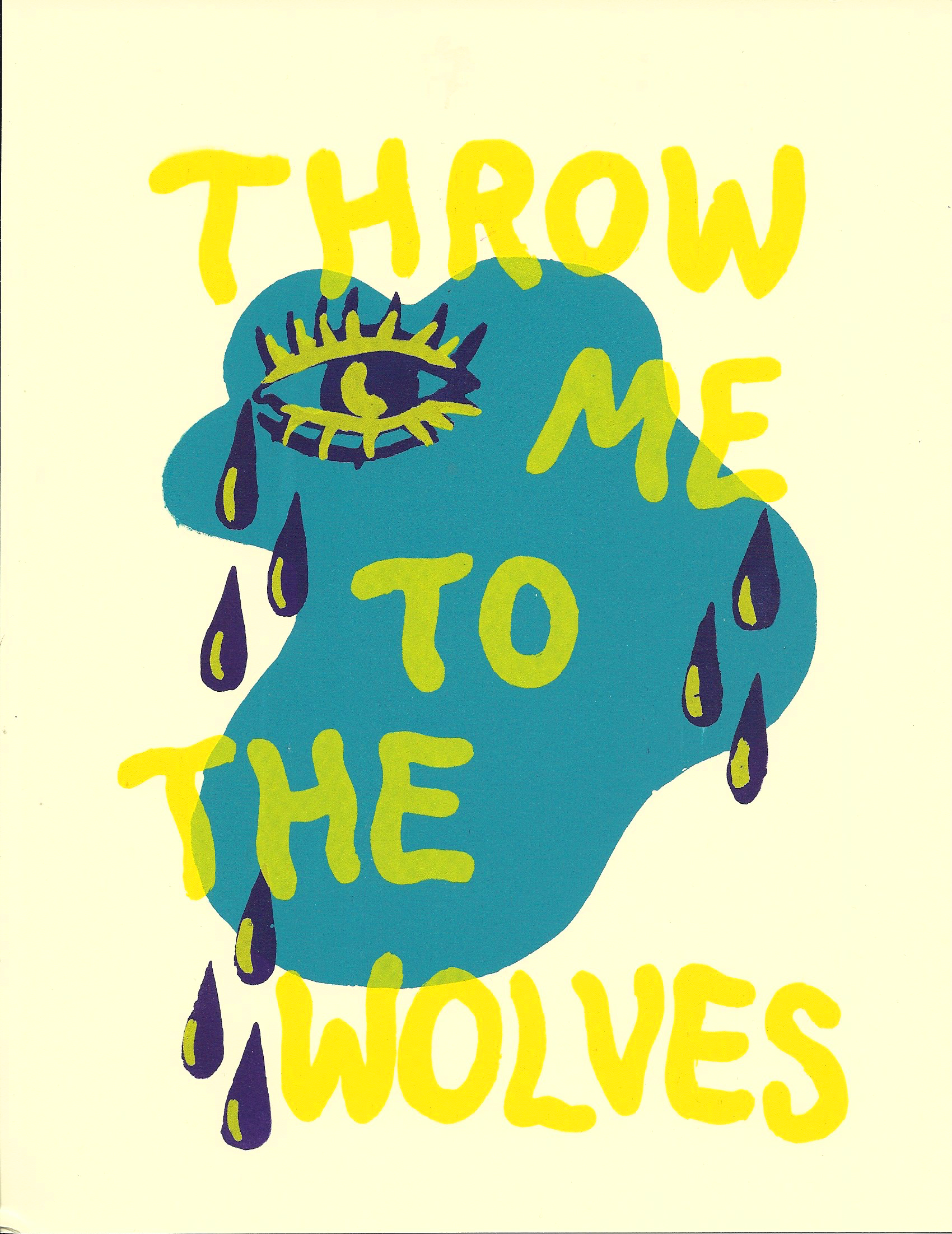 Untitled (Confession no.1) Screen prints